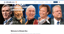 Desktop Screenshot of climateone.org